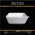 Square shape porcelain new bone china small dishes for party